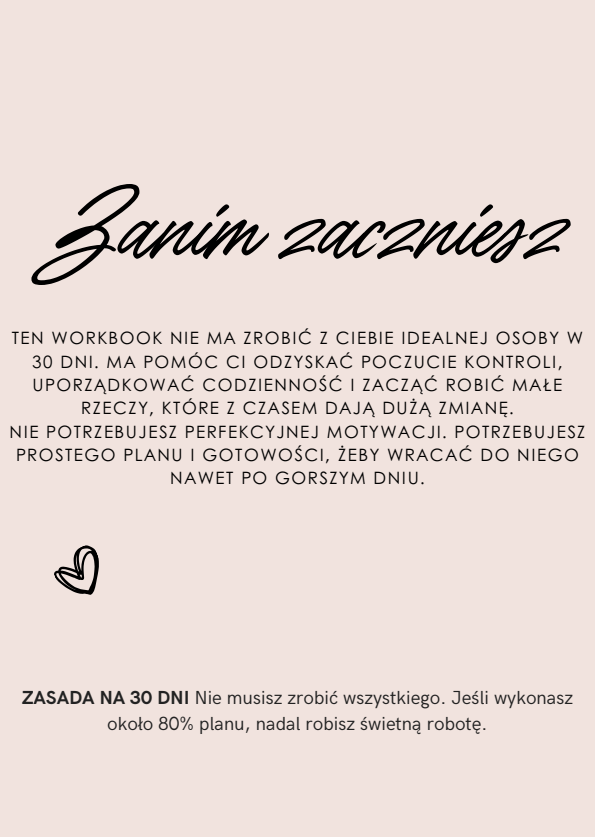 ZMIEŃ SIEBIE - 30 dni do lepszej wersji siebie